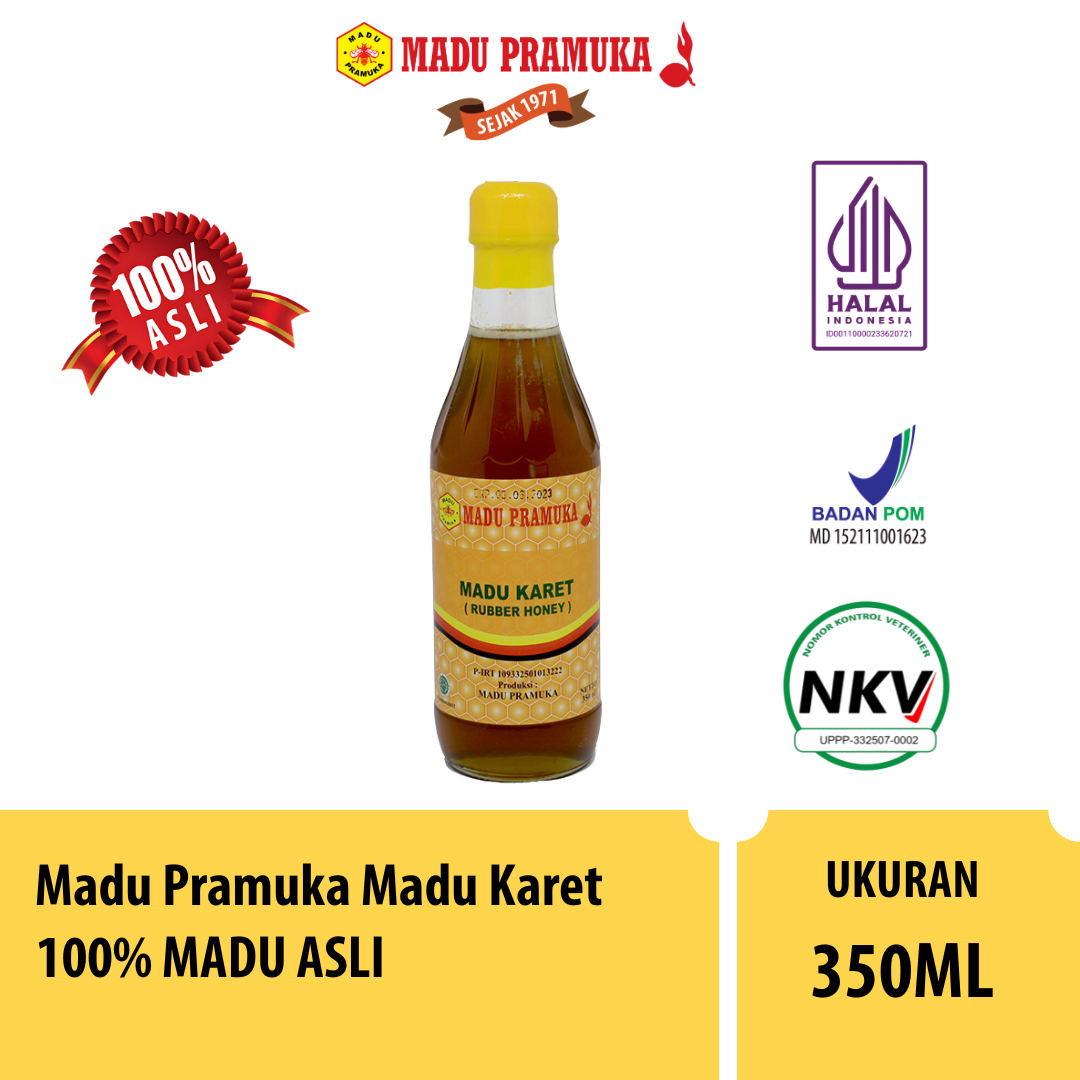 karet 350ml Madu Karet 350ml - Gambar 1